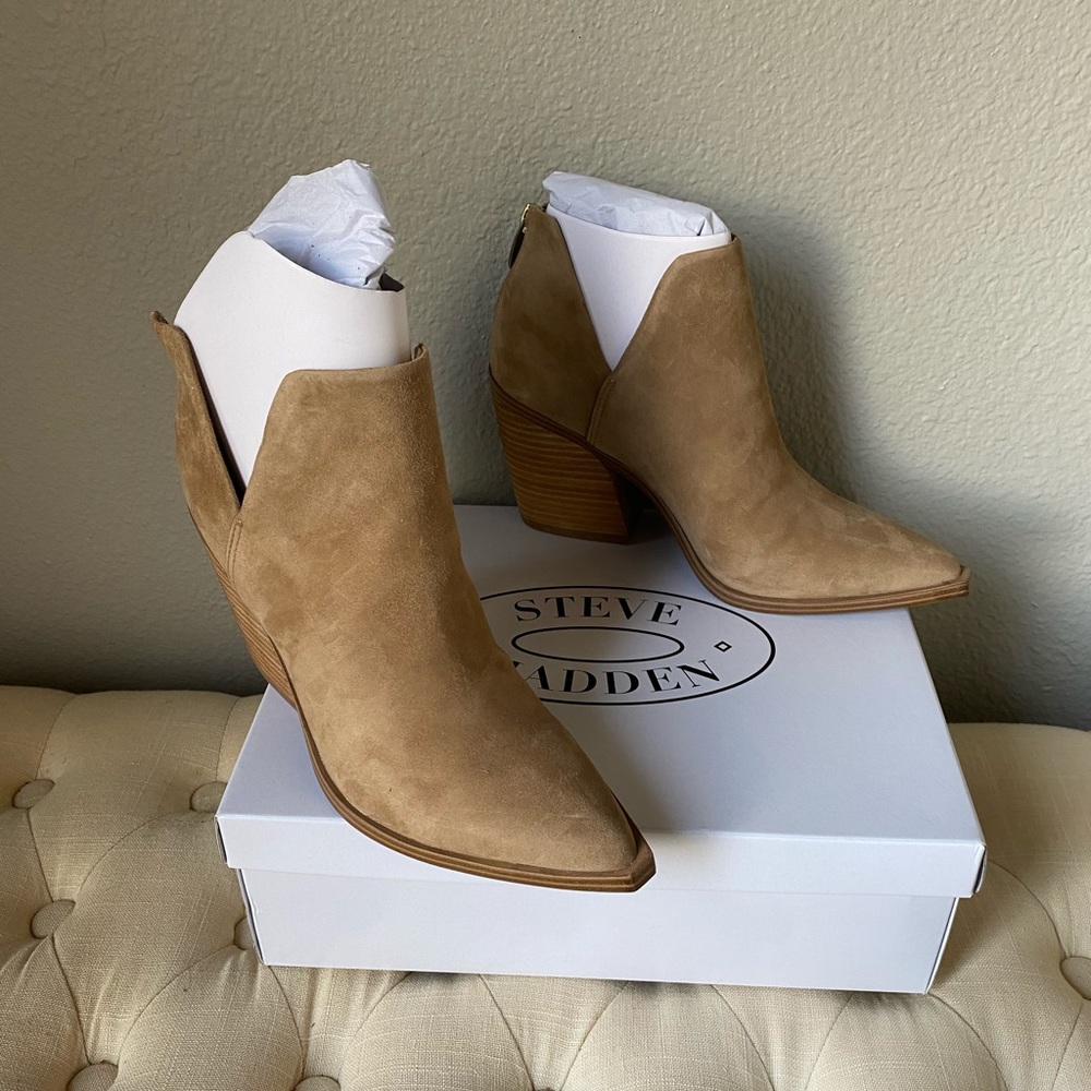 Steve madden booties new never worn